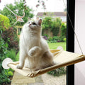 Cat Hammock Window Seat Breathable Mesh Cat Window Perch Space Saving Window Mounted Cat Bed for Sunbath