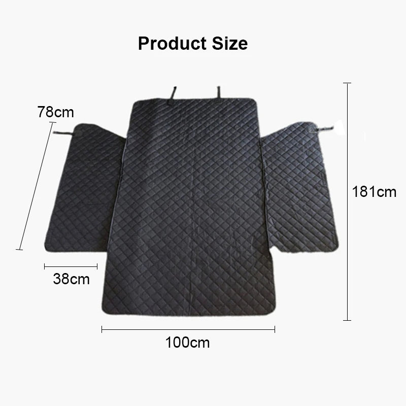 Dog Car Seat Cover Waterproof Pet  Trunk Seat Mat Pet Carriers Protector Hammock Cover for Dogs