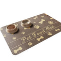Modern Cat Litter Mat Animal Pet Feeding Splash-proof Diatom Mud Square Shape Easy Clean Foldable Pad for Cats & Dogs