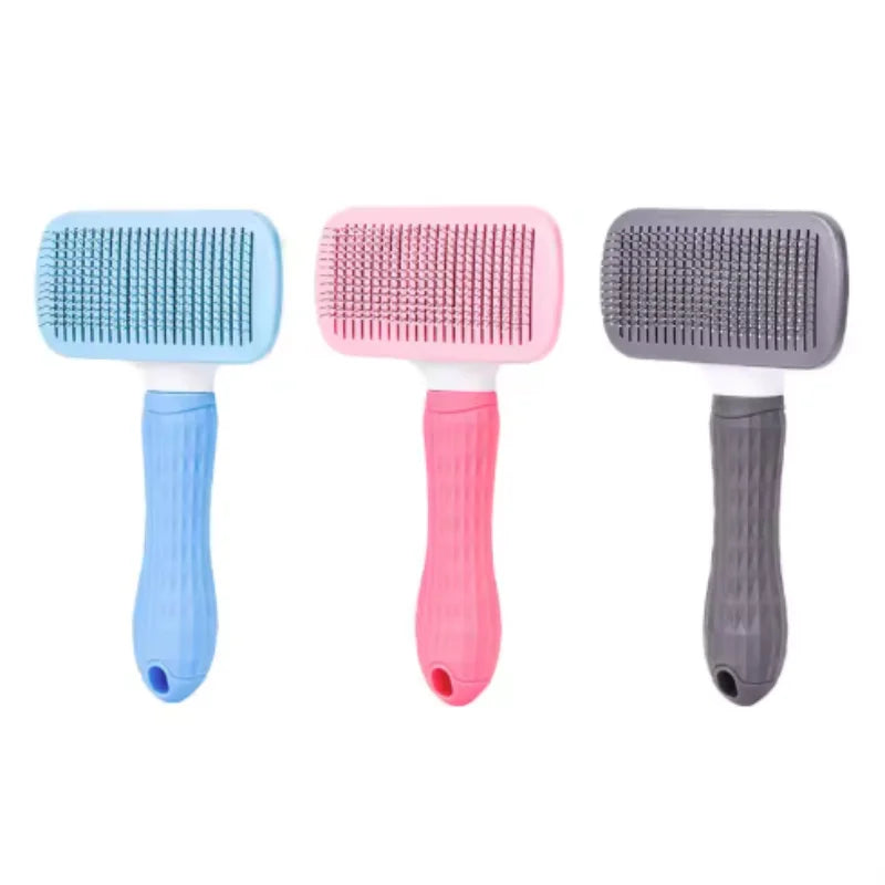 Dog Comb Pet Hair Removal Brush Cats and Dogs Special Comb Beauty Massage Self-cleaning Needle Comb Pet Supplies