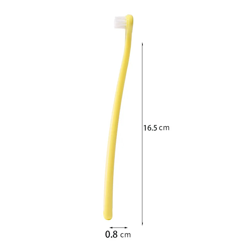 3 Pcs Pet Toothbrush Soft-bristled Toothbrush Designed For Easy Cleaning Teeth Of Cats & Dogs Suitable Small To Large Dogs, Cats