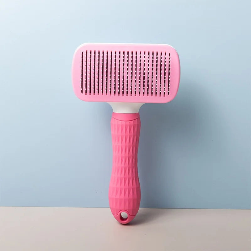 Dog Comb Pet Hair Removal Brush Cats and Dogs Special Comb Beauty Massage Self-cleaning Needle Comb Pet Supplies