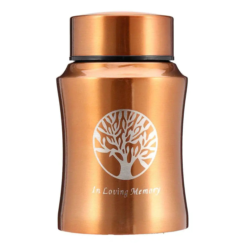 Gold/Silver Tree Stainless steel Urns Pets Dog Cat Birds Mouse Cremation Ashes Urn Keepsake Casket Columbarium Pets Memorials