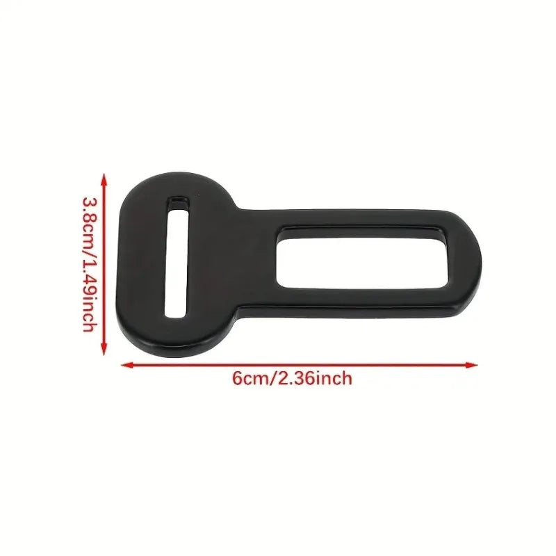 Pet Seat Belt Adapters - Car Metal Clips for Pet Leashes, Compatible with Truck & Car Seats